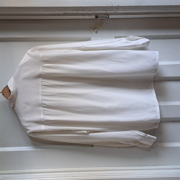 Size L 1990s Vintage Blouse - Fun Embroidered white button down - Cow embroidery - Picture 11 of 12